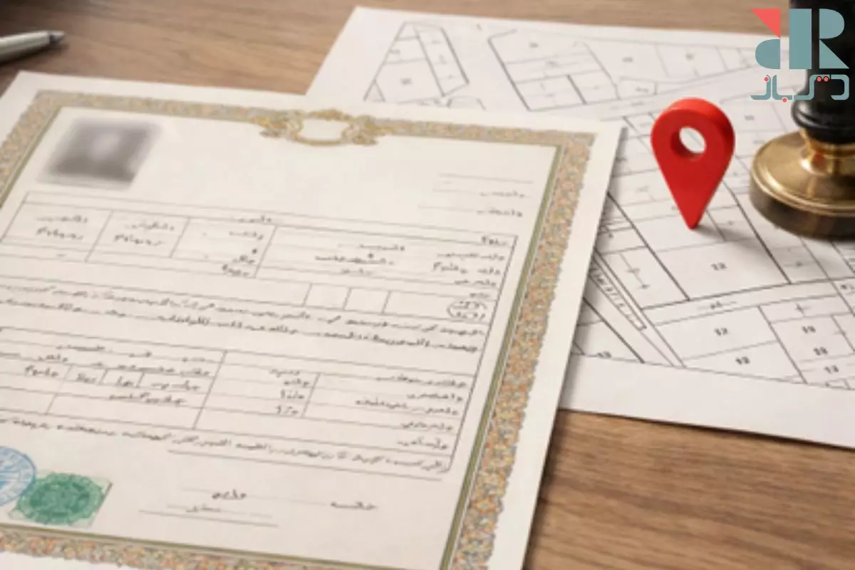 نمونه پلاک ثبتی ملک